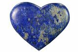 Polished Lapis Lazuli Heart - Pakistan #170970-1